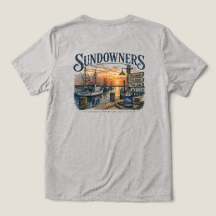 Sundowner am Dock Tri-Blend Shirt
