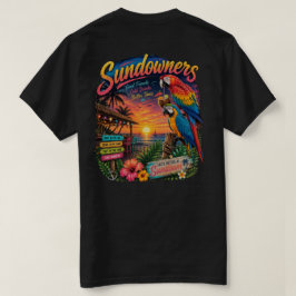 Sundowner Lebendige Farbe T-Shirt