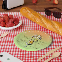 Sundowner Pina Colada Cocktail Party Paper Teller