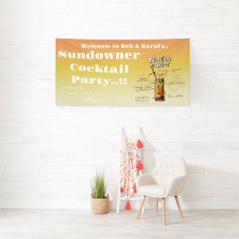 Sundowner Tequila Cocktail Party Banner