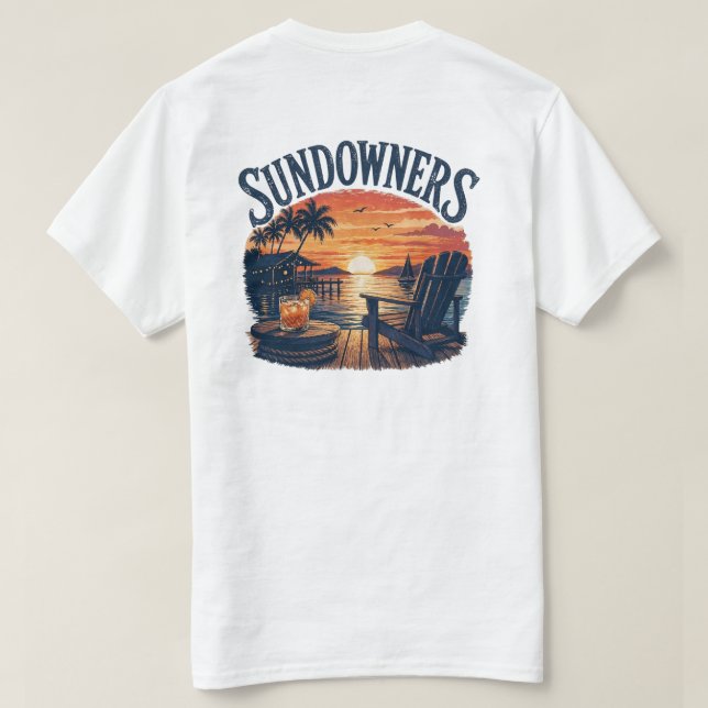 Sundowners T-Shirt (Design Rückseite)