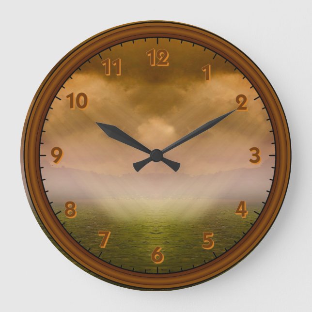 Sunems Große Wanduhr (Vorderseite)