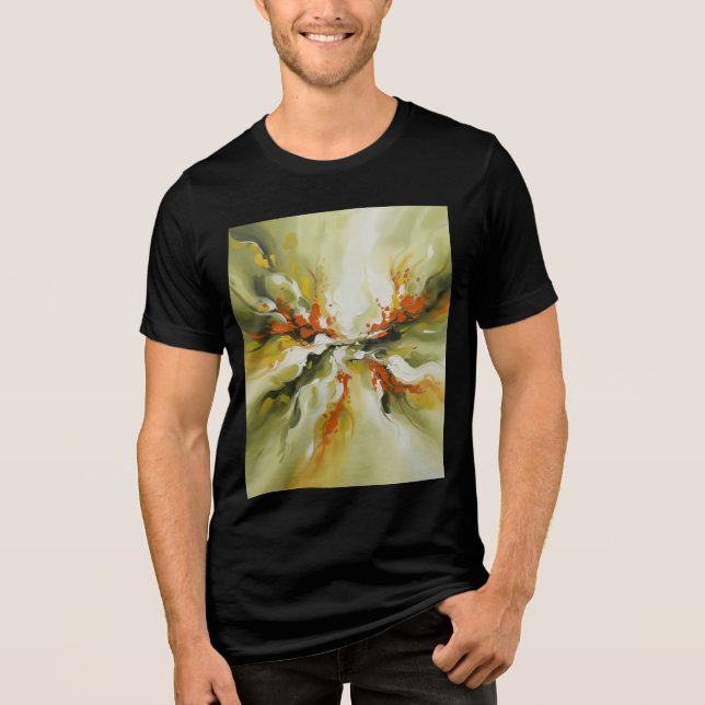 Sunfire in Swirling Silence Tri-Blend Shirt (Vorderseite)