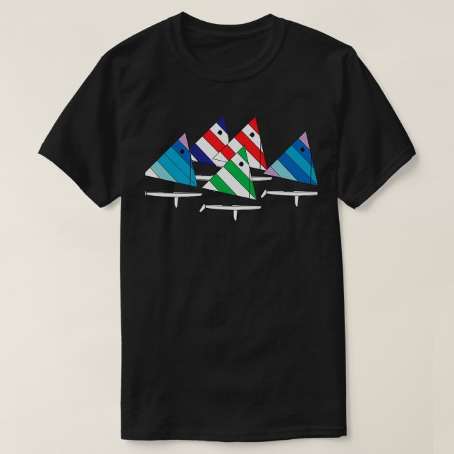 Sunfish Sailboats Racing T-Shirt (Design vorne)