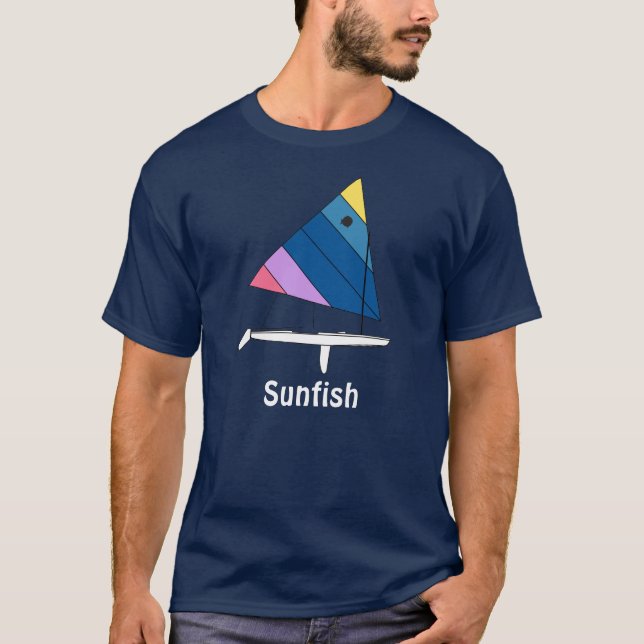 Sunfish Segelboot T-Shirt (Vorderseite)