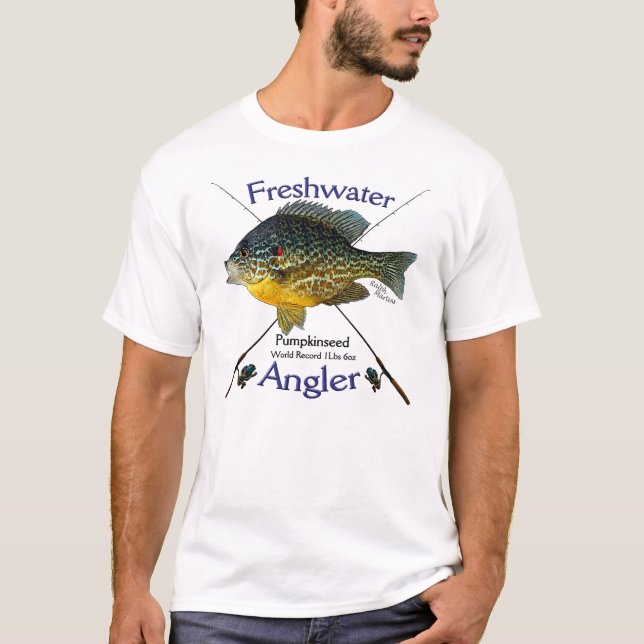 Sunfishfrischwasserangler-Fischen T-Shirt (Vorderseite)