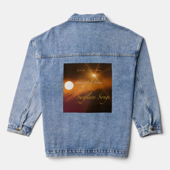 Sunflare Songs Denim-Jacke Jeansjacke (Rückseite)