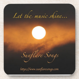 Sunflare Songs - Lass des Music Shine Untersetzer