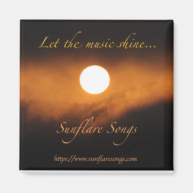 Sunflare Songs - Lass the Music Shine - Magnet (Vorne)