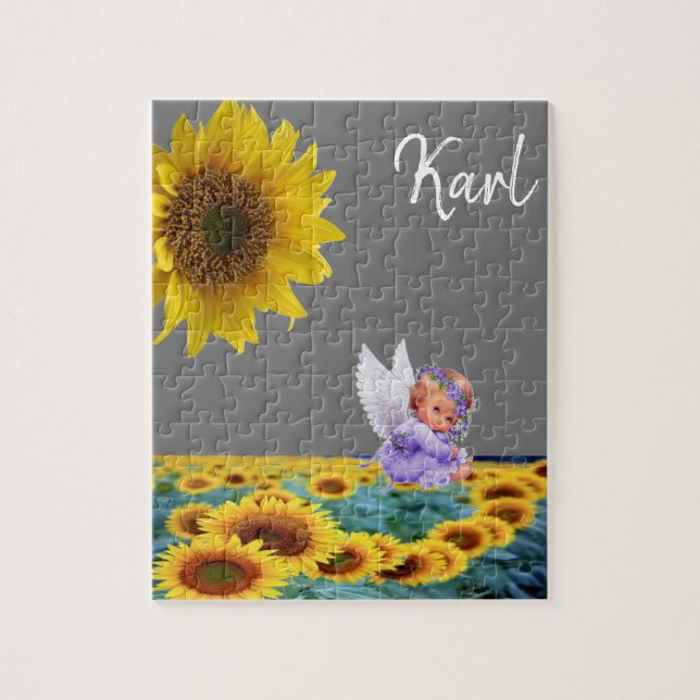 Sunflower Angel Puzzles (Vertikal)