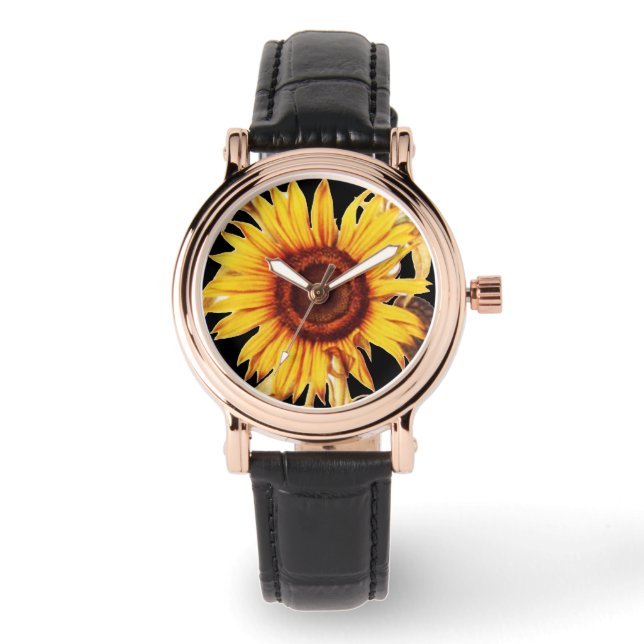 SUNFLOWER ARMBANDUHR (Vorderseite)