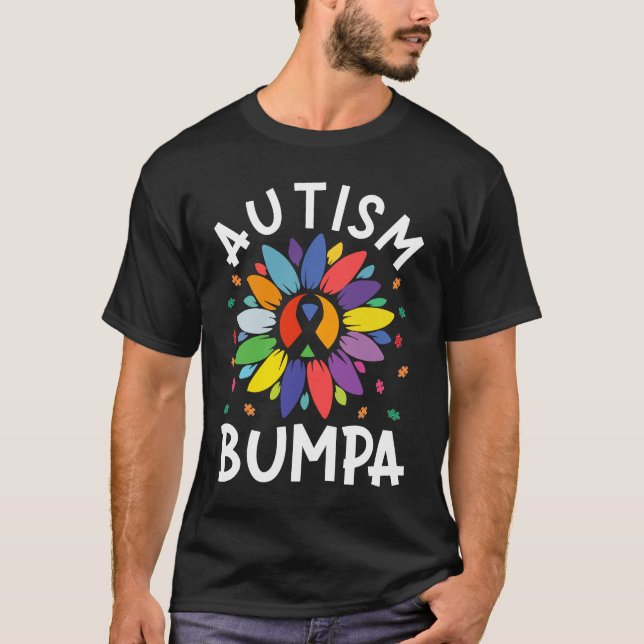 Sunflower Autism Awareness Day Matching Family Aut T-Shirt (Vorderseite)