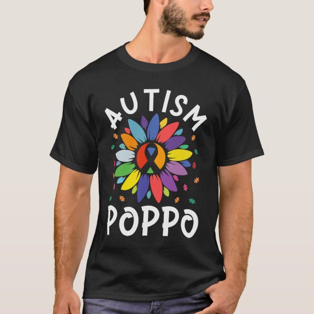 Sunflower Autism Awareness Day Matching Family Aut T-Shirt (Vorderseite)