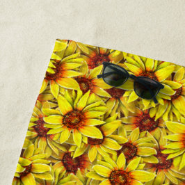 Sunflower Beach Towel Strandtuch