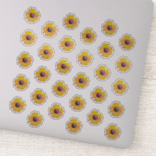 Sunflower Daisy Kiss Cut Stickers Aufkleber
