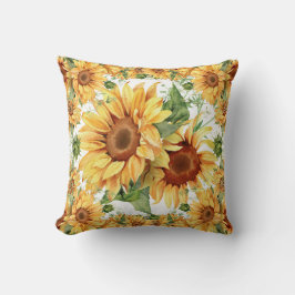 Sunflower Design Kissen
