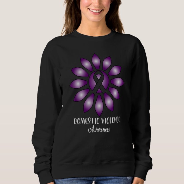 Sunflower Domestic Violence Awareness Sweatshirt (Vorderseite)