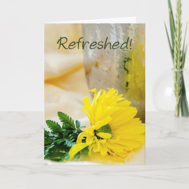 Sunflower Encouragement Karte (Vorderseite)