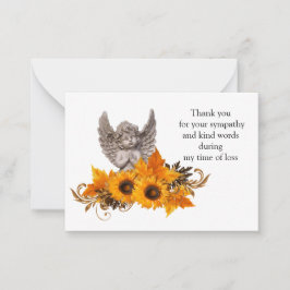 Sunflower Engel Danke Karte