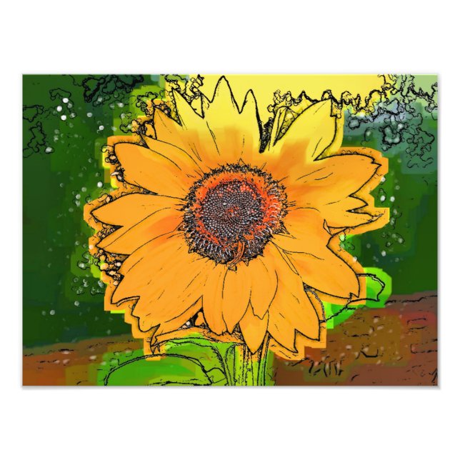 SUNFLOWER FOTODRUCK (Vorne)