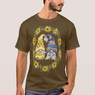 Sunflower Gnome Shows Heart & Love For Gardener T-Shirt