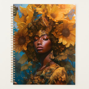 Sunflower Goddess Fantasy Art Planer