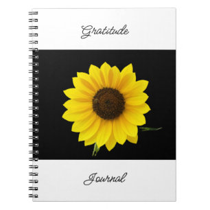 Sunflower Gratitude Journal Notizblock