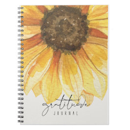 Sunflower Gratitude Journal Notizblock