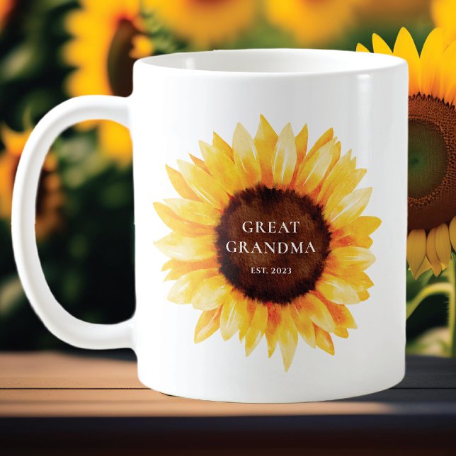 Sunflower Great Oma Kaffeetasse (Von Creator hochgeladen)