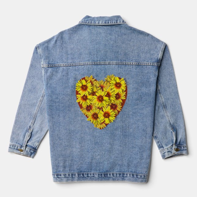 Sunflower Heart Jacket Jeansjacke (Rückseite)