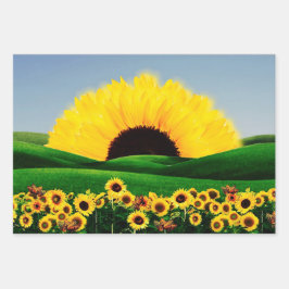 SUNFLOWER HILL GESCHENKPAPIER SET