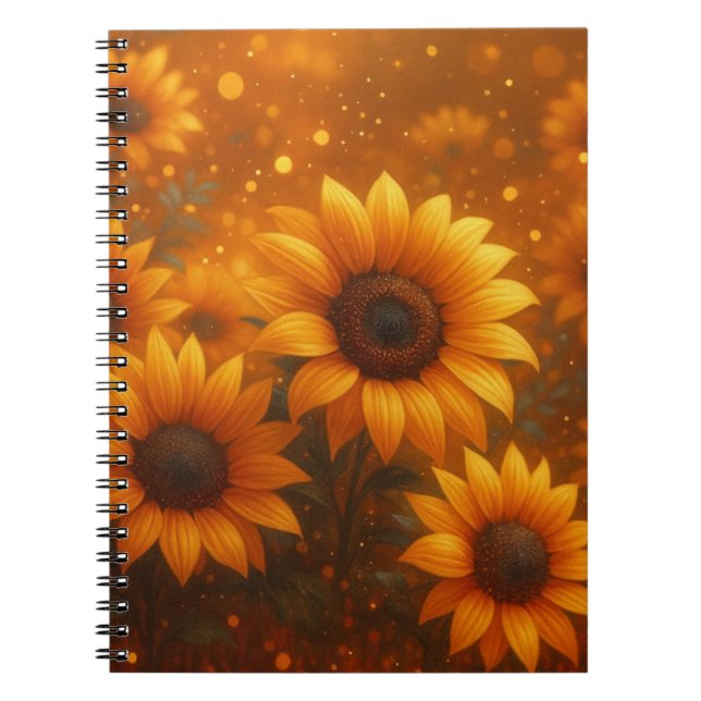 Sunflower Journal Notizblock (Vorderseite)