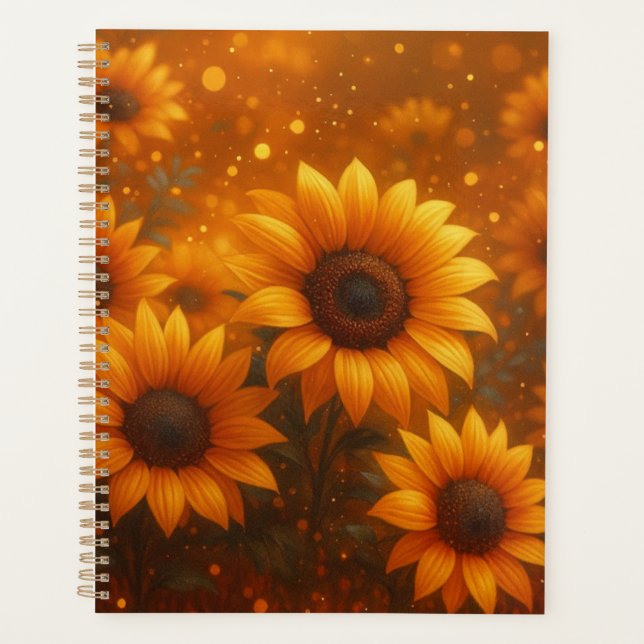 Sunflower Journal Planer (Vorderseite)