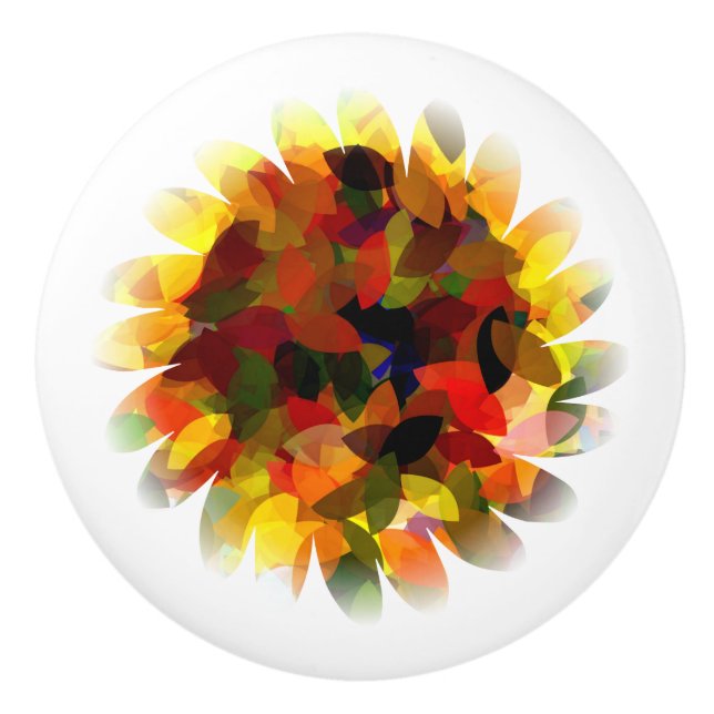 SUNFLOWER KERAMIKKNAUF (Vorderseite)