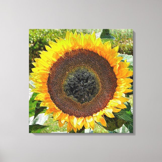 SUNFLOWER LEINWANDDRUCK (Vorderseite)