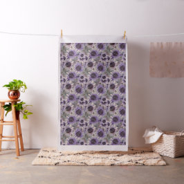 Sunflower Mauve Pattern Stoff