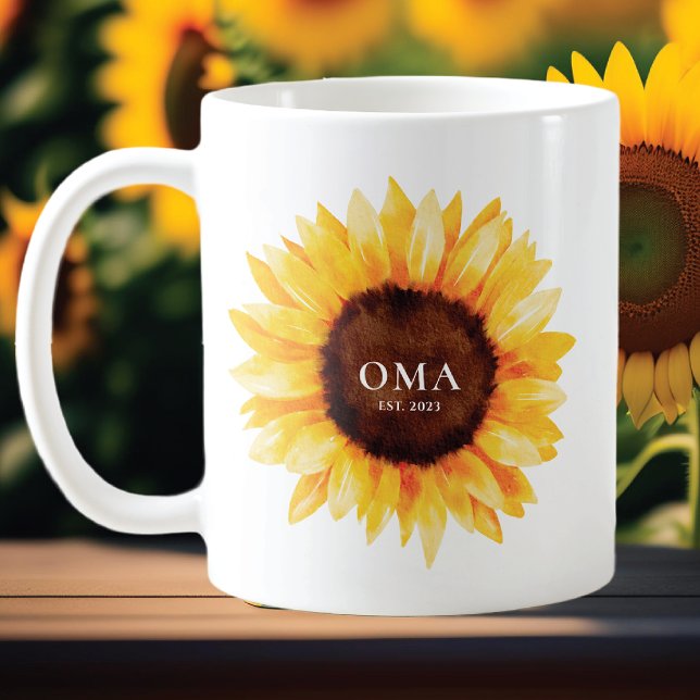 Sunflower Oma Kaffeetasse (Von Creator hochgeladen)