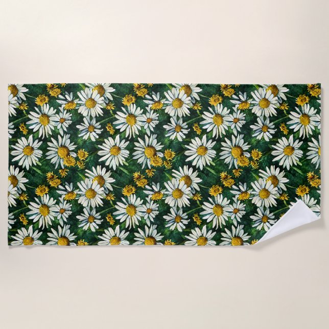 SUNFLOWER PATTER STRANDTUCH (Vorderseite)