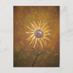 Sunflower Postcard Postkarte