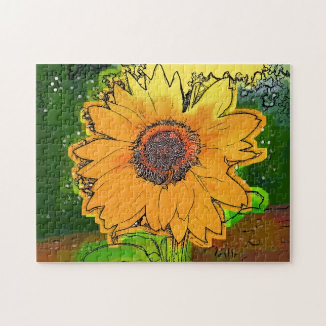 SUNFLOWER PUZZLE (Horizontal)
