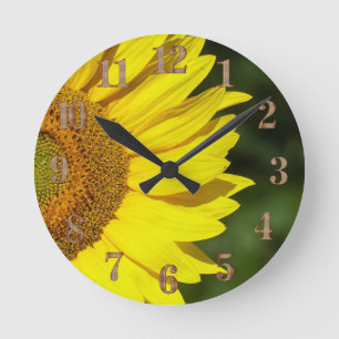 Sunflower Runde Wanduhr