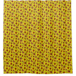 Sunflower Shower Curtain Duschvorhang