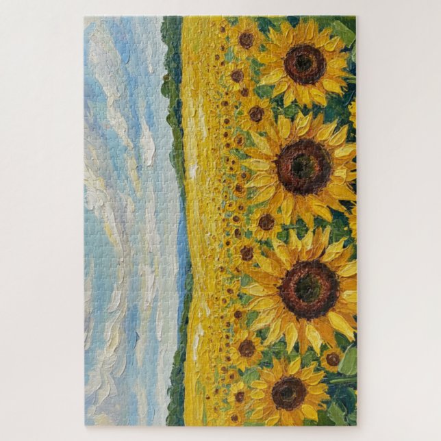 Sunflower sky puzzle  (Vertikal)