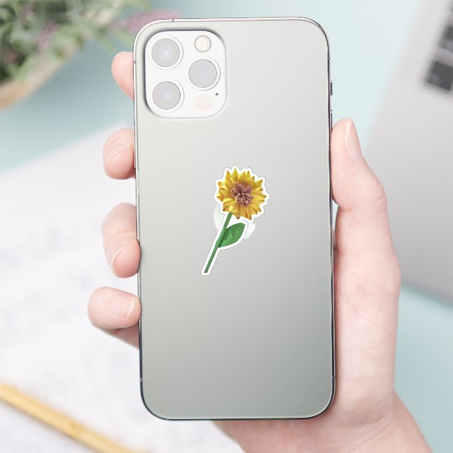 Sunflower sticker (Telefon)