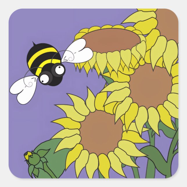 Sunflower Sticker (Vorderseite)