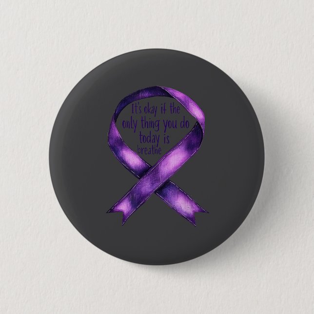 Sunflower Suicide Awareness  Button (Vorderseite)