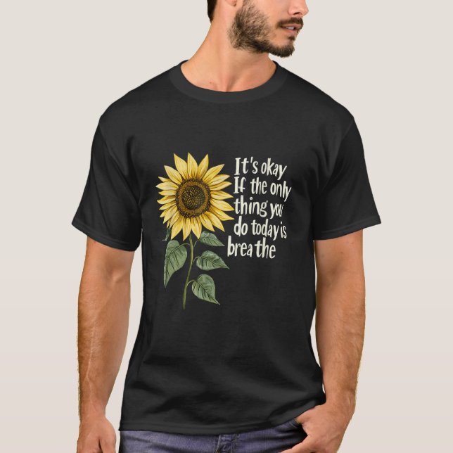 Sunflower Suicide Awareness  T-Shirt (Vorderseite)