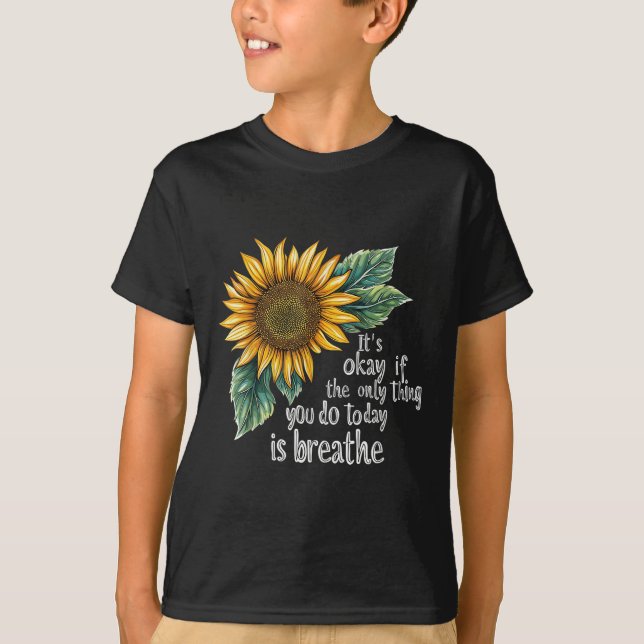 Sunflower Suicide Awareness  T-Shirt (Vorderseite)