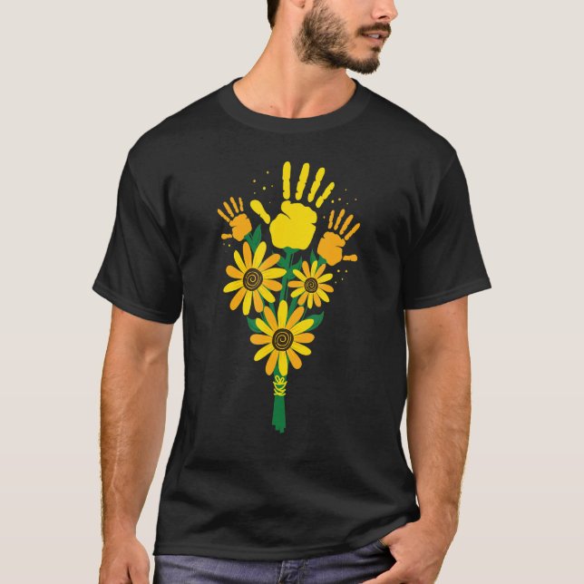 Sunflower Syndrome Epileptic Disorder Awareness_10 T-Shirt (Vorderseite)
