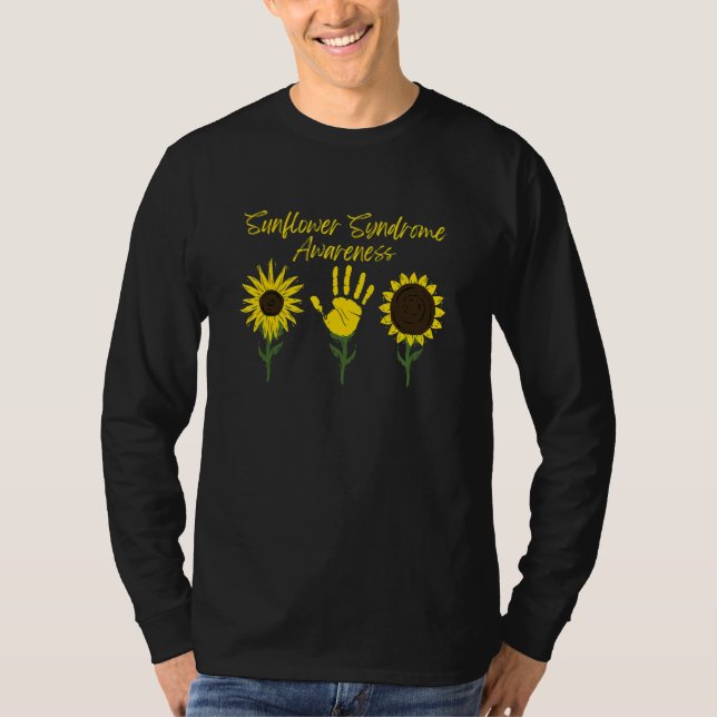 Sunflower Syndrome Epileptic Disorder Awareness_4 T-Shirt (Vorderseite)